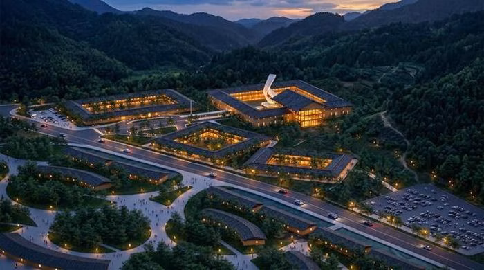Một góc phối cảnh dự án Tổ hợp cáp treo kết hợp du lịch văn hóa lịch sử Điện Biên Phủ.