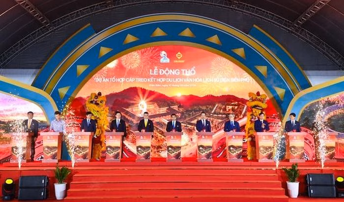 Lễ động thổ Tổ hợp cáp treo kết hợp du lịch văn hóa lịch sử Điện Biên Phủ.