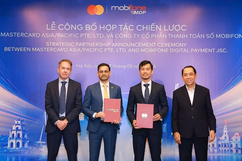 Mastercard và Công ty Cổ phần Thanh toán số MobiFone hợp tác thúc đẩy nền kinh tế số tại Việt Nam