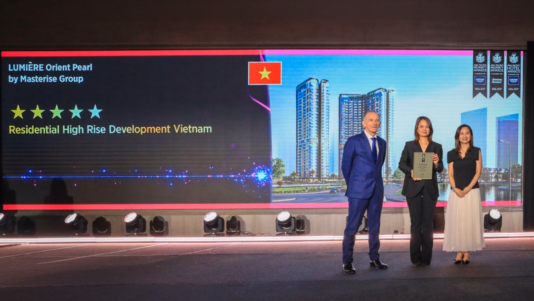 Sự ghi nhận từ APPA là minh chứng cho năng lực định chuẩn hàng hiệu của Masterise Homes trên quy mô khu vực.